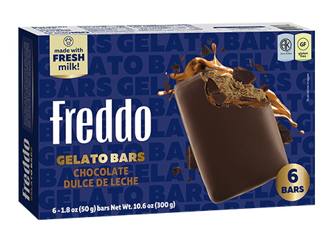 400g Unit Case with an image of CASE / DULCE DE LECHE GELATO BARS