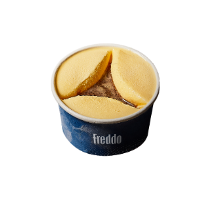 2 ICED COFFEES with dulce de leche and chocolate